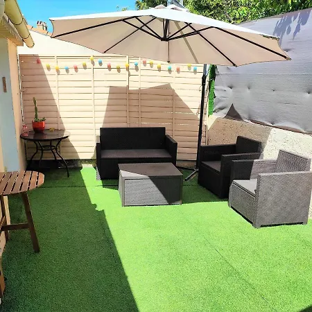 Maison T2 Proche Jardin Jacuzzi Et Parking * 锡富尔勒普拉日