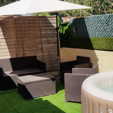 公寓 Maison T2 Proche Jardin Jacuzzi Et Parking 锡富尔勒普拉日